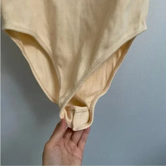 Zara Ribbed Bodysuit M - Picture 4 of 7